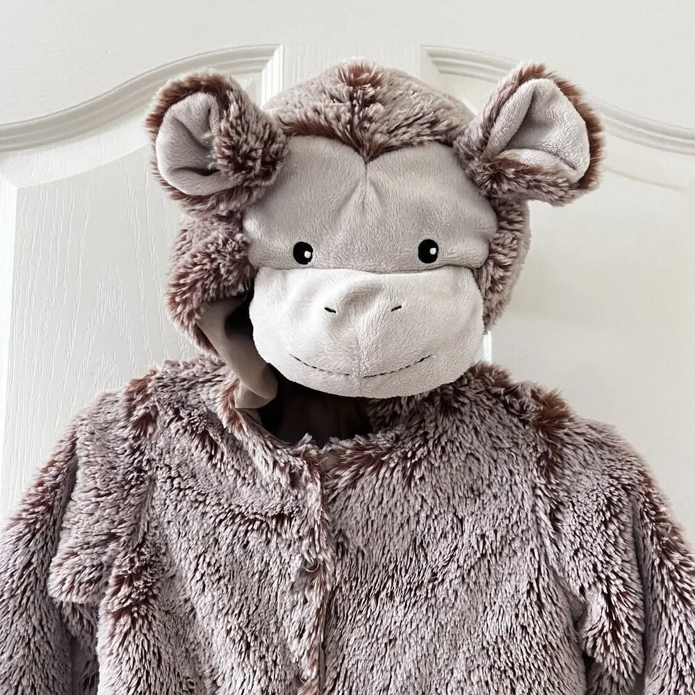 Pottery Barn Kids Baby Monkey Costume Halloween PBK Size 6-12 Months - Picture 14 of 14